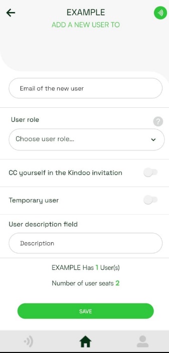 Installer invitation form