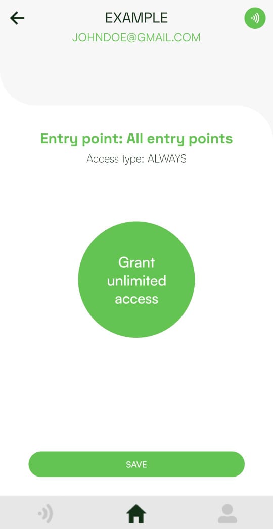 Installer access grant review
